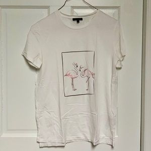 Flamingo White T-shirt